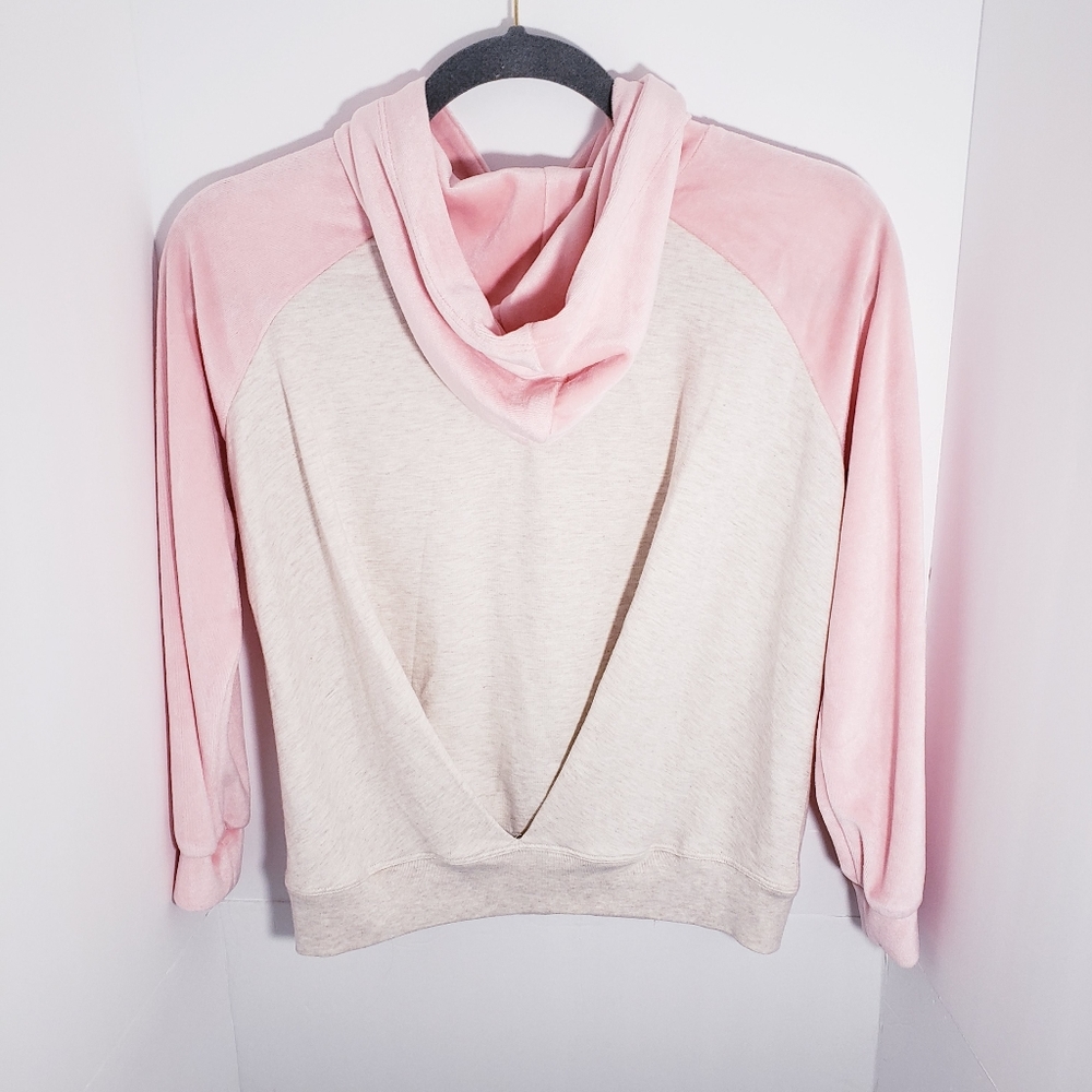 Splendid Velor Cotton Sweatshirt Hoodie 10/12 NWT